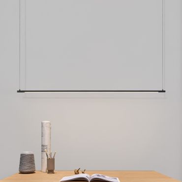 Nova Luce Elettra - hanglamp - 120 x 7 x 150 cm - 20W LED incl. - zand zwart