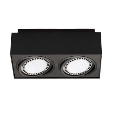 Zuma Line Boxy CL 2 - opbouwspot 2L - 31 x 16 x 12 cm - zwart