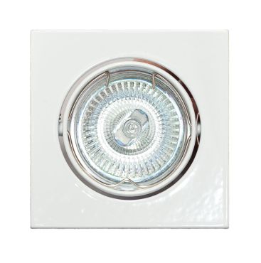 ETH Dublin III - inbouwspot - 80 x 80 mm, Ø 74 mm inbouwmaat - wit