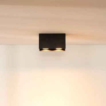 Lucide Bodi II - opbouwspot - 16,5 x 8,25 x 9,5 cm - zwart