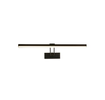 Searchlight Rhodes - wandverlichting - 61 x 18 cm - 14W LED incl. - zwart