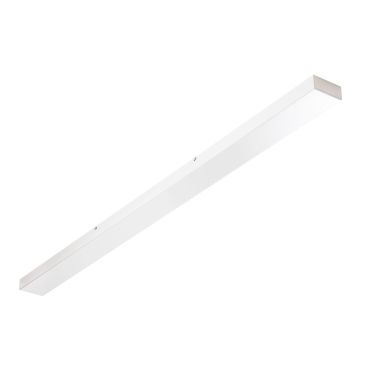 Perluci - plafondplaat voor 3 lichtpunten - 140 x 9 x 2,5 cm - wit