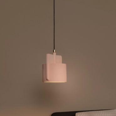 Lucide Ninja - hanglamp - 19 x 16 x 120 cm - roze