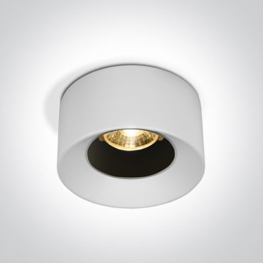ONE Light Recessed Spots Fixed LED - inbouwspot - Ø 65 mm, Ø 54 mm inbouwmaat - 7W LED incl. - wit