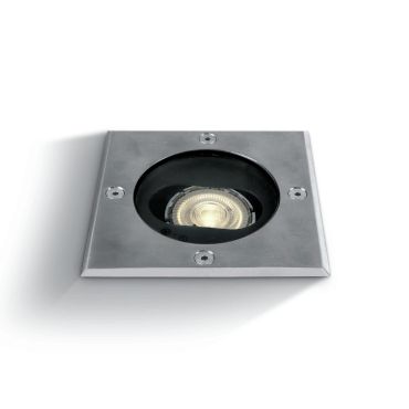 SHOWROOMMODEL - ONE Light GU10 Inground Adjustable Range - grondspot voor buiten - 120 x 120 mm, Ø 115 mm inbouwmaat - IP67 - roestvrij staal
