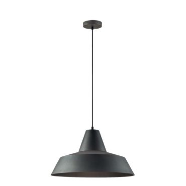VK Lighting Sosta - hanglamp - Ø 30 x 121 cm - donkergrijs