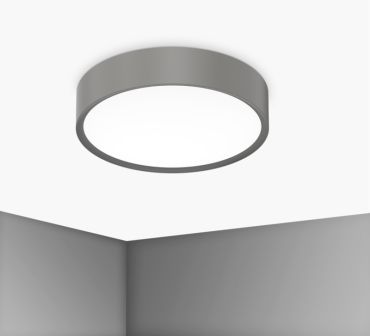 Century Italia Blanca Luxe - plafondlamp - Ø 40 x 7 cm - 24W LED incl. - grijs