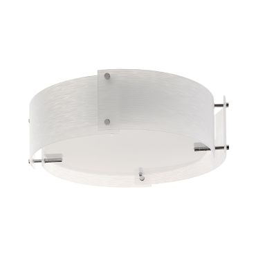 Searchlight Trinity - plafondverlichting - Ø 44 x 14 cm - wit