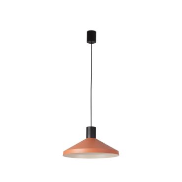 Faro Kombo - hanglamp - Ø 40 x 20,5 cm - terracota en zwart