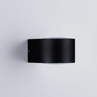 Nova Luce Opera - buiten wandverlichting - 11 x 6,8 x 10 cm -  11W LED incl. - IP54 - donker antraciet