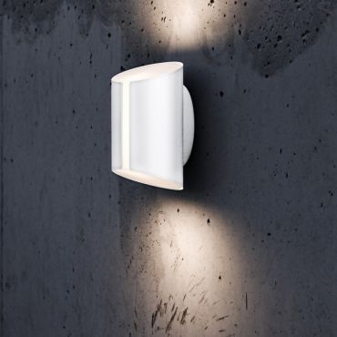 Nordlux Smart Grip - wandverlichting - slimme verlichting - 9,7 x 15 x 18 cm - 9W LED incl. - IP54 - wit