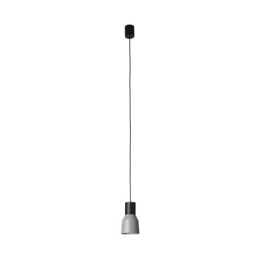 Faro Kombo - hanglamp - Ø 12 x 21 cm - grijs en zwart