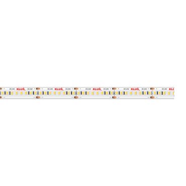 KLUS LED strip - 1 cm breed, 500cm lengte - 24Vdc - dimbaar - 9,6W LED per meter - 240 LEDs per meter - IP20
