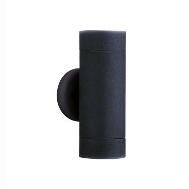 Searchlight Exeter - buiten wandverlichting - 8 x 16 cm - IP44 - zwart