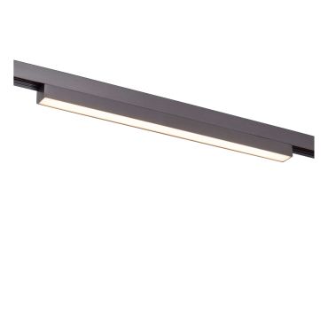 Lucide Linial Glyx - magnetisch railsysteem - railspot - 30,2 x 1,9 x 2,7 cm - 11W LED incl. - dimfunctie en instelbare lichtkleur via app - zwart mat chroom