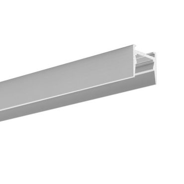 KLUS Micro-HG - LED profiel voor een smallere lichtbundel - 1,6 x 1,5 cm - geanodiseerd zilver