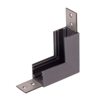 Lucide Linial - magnetisch railsysteem - vertikaal hoekprofiel - 6,7 x 1,9 x 6,7 cm - zwart mat chroom