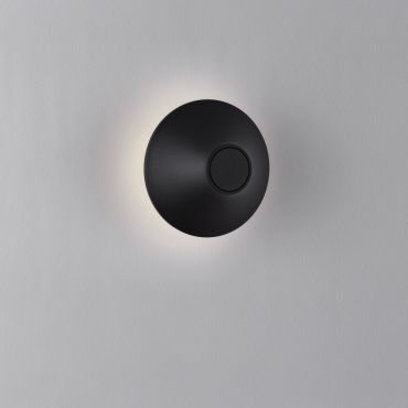 Nova Luce Alux - buiten wandverlichting - Ø 16 x 11,5 cm - 11W LED incl. - IP54 - zandzwart