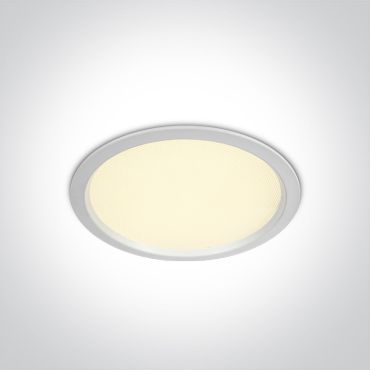 ONE Light Downlights Fixed LED - inbouw plafondverlichting - Ø 170 mm, Ø 160 mm inbouwmaat - 24W LED incl. - IP44 - wit