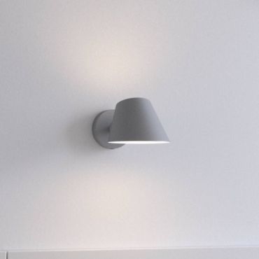 Design for the People Stay Short - wandverlichting met schakelaar - 15 x 11,7 cm - grijs