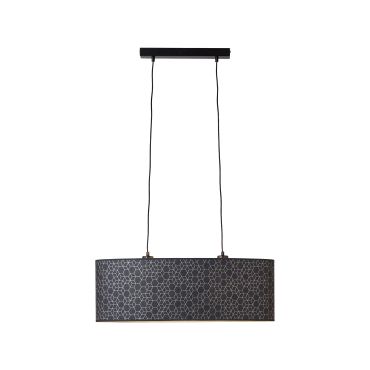 Brilliant Galance - hanglamp - 70 x 26 x 118 cm - zwart