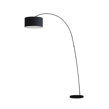 Faro Papua - staanlamp - 200 cm - mat zwart