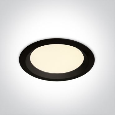 ONE Light UGR19 CCT V Range - inbouwspot - Ø 190 mm, Ø 170 mm inbouwmaat - 20W LED incl. - IP44 - zwart