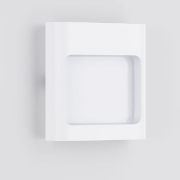 Nova Luce Tall - buiten wandverlichting - 12,5 x 13,5 x 4 cm - 9W LED incl. - IP54 - zandwit