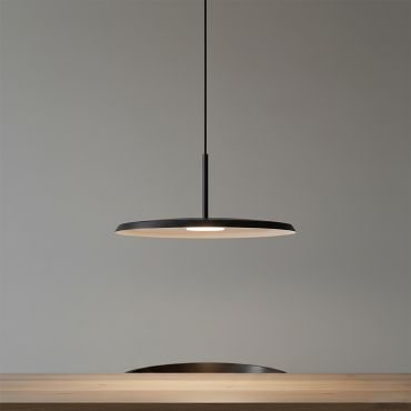 Artdelight Osorne - hanglamp - Ø 35 x 143,5 cm - 7W LED incl. - zwart
