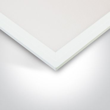ONE Light 40W Backlit Panel - inbouw LED-paneel met achtergrondverlichting voor verlaagde T-rail plafonds - 59,5 x 59,5 x 3 cm - 38W LED incl. - IP65 - wit