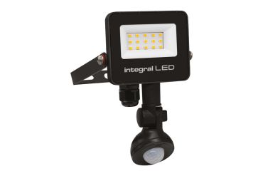 Integral LED Super Slim 2 - verstraler met bewegingssensor - 10,3 x 3,9 x 16,7 cm - 10W LED incl. - IP67 - zwart
