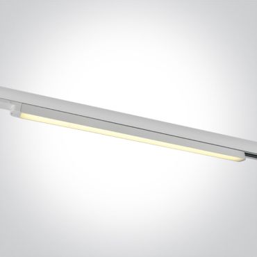 ONE Light LED Linear Track Light - 3-fase railsysteem - 121 x 3 x 3 cm - 25W LED incl. - wit - instelbare lichtkleur