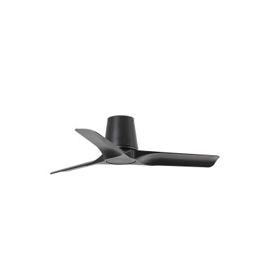 Faro Hey Tub S - plafondventilator - Ø 90 cm - mat zwart