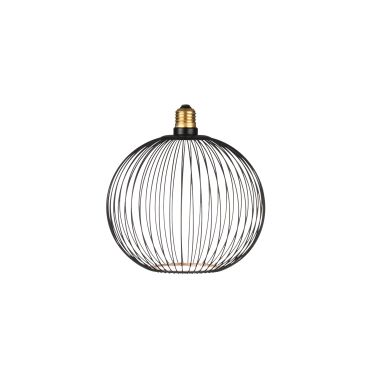 Segula Floating Globe Filo LED - Ø 18 cm - E27 - 5W dimbaar - 2200K - zwart