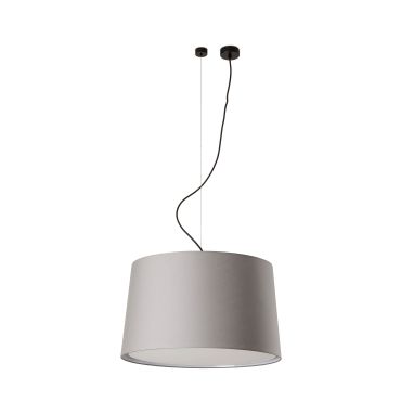 Faro Windsor D - hanglamp - Ø 64 x 37,5 cm - mat zwart en grijs