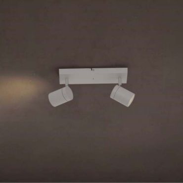 Nova Luce Alma - opbouwspot 2L - 37 x 13 x 12 cm - IP44 - zandwit