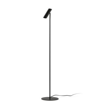 Faro Leo - vloerlamp - Ø 20 x 115,5 cm - 3,5W LED incl. - mat zwart