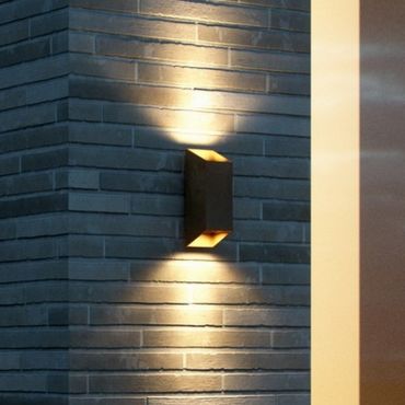 Nordlux Nico - buiten wandlamp - 8 x 8 x 23,5 cm - IP54 - roest
