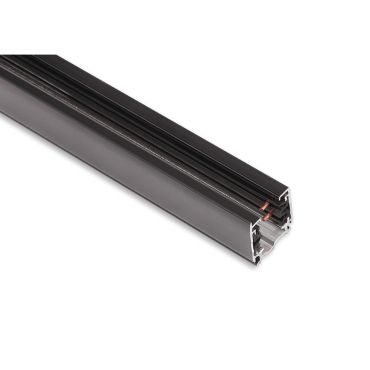 Maxlight Track - 3-fase railsysteem - 1m - zwart