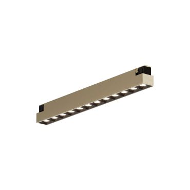 Lucide Linial Xenia - magnetisch railsysteem - railspot - 23,2 x 1,9 x 2,7 cm - 10W LED incl. - dimfunctie en instelbare lichtkleur via app - champagne