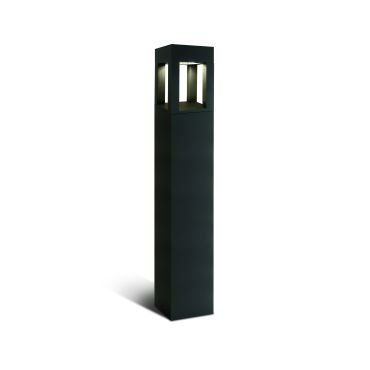 ONE Light Cage Light II – tuinpaal - 16 x 16 x 90 cm - 22W LED incl. - IP65 - antraciet - witte lichtkleur