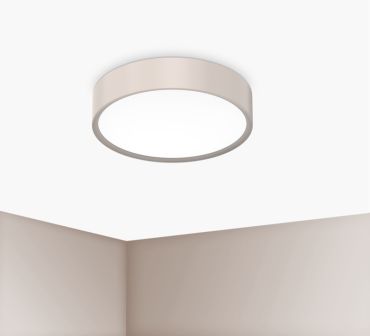 Century Italia Blanca Luxe - plafondlamp - Ø 30 x 7 cm - 17W LED incl. - champagne
