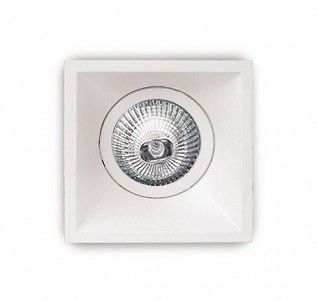 Maxlight Technics - inbouwspot 1L -  82 x 82 mm, Ø 78 mm inbouwmaat - wit