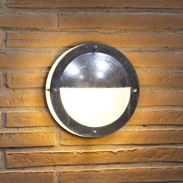 Nordlux Malte - buiten wandverlichting - Ø 24 cm - IP54 - gegalvaniseerd staal