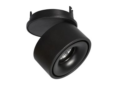 Nova Luce Universal - spot - Ø 10 x 9 cm - 13W LED incl. - zwart