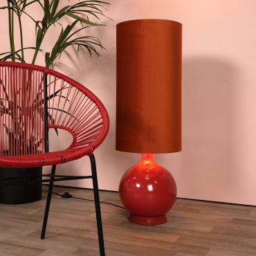 Lucide Esterad - vloerlamp - Ø 34 x 100 cm - oranje