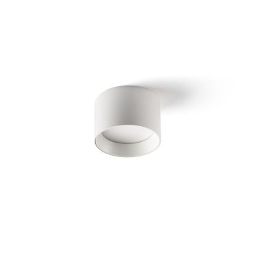 Faro Mizu - plafondlamp - Ø 9 x 6 cm - 8W LED incl. - mat wit