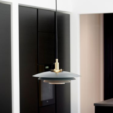 Nordlux Bretagne - hanglamp - Ø 38 x 217 cm - grijs