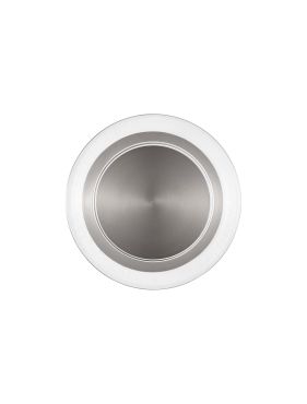 Nova Luce Airida - wandlamp - Ø 17 x 6 cm - 8W LED incl. - zwart nikkel