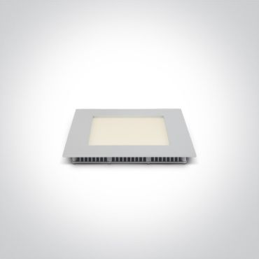 ONE Light Square Recessed Panels - inbouw plafondverlichting - 173 x 173 mm, 155 x 155 mm inbouwmaat - 16W LED incl. - wit - CCT